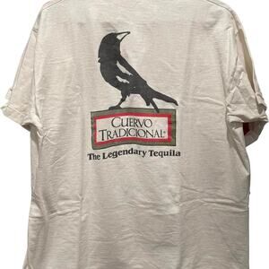 Vintage 90s Cuervo Tradicional Tequila Single Stitch Promo Shirt Adult XL